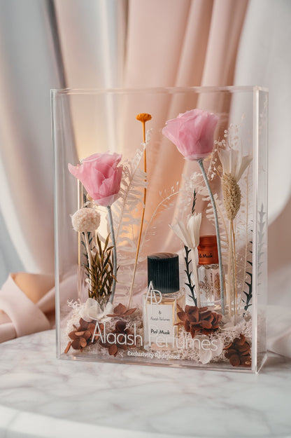 Acrylic Flower Musk Oil Gift Set